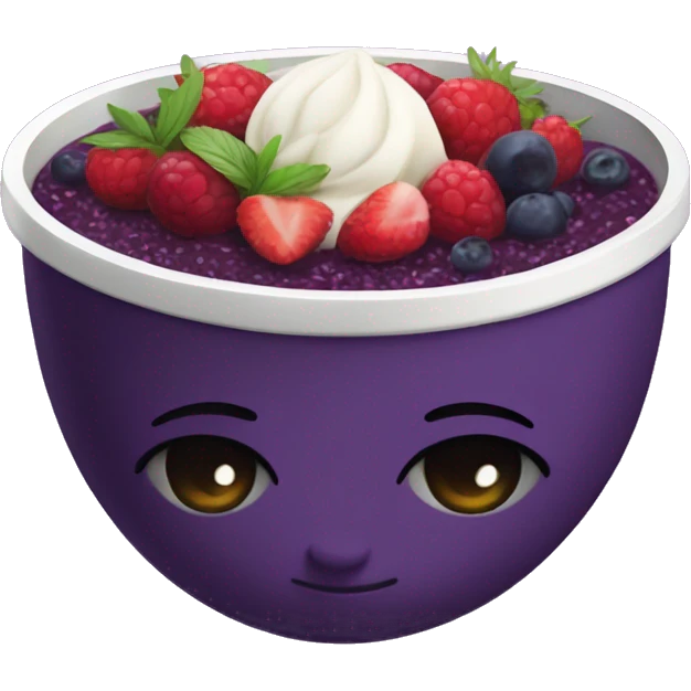 acai bowl from joe and the juice emoji