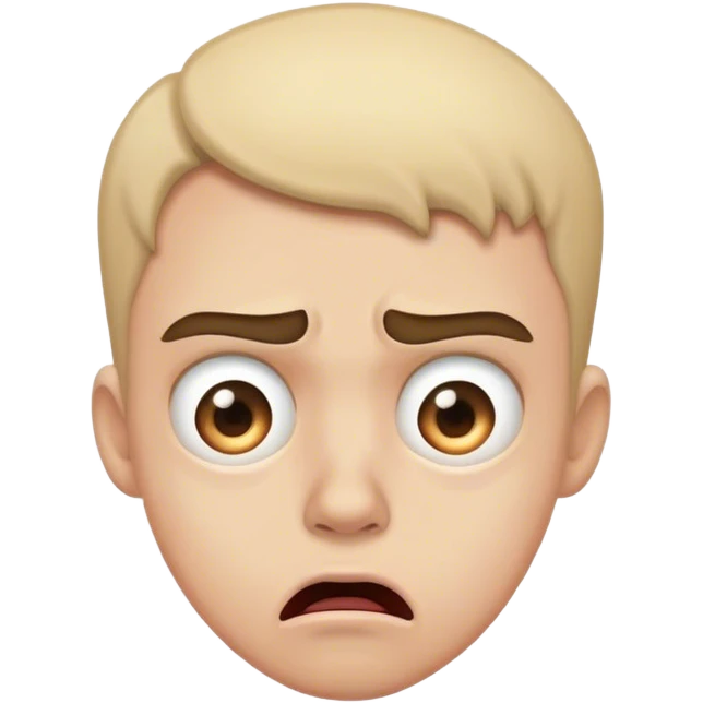 face of shock, fear, disgust, and a raised eyebrow emoji