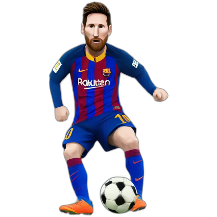 Messi qui lève son majeur  emoji