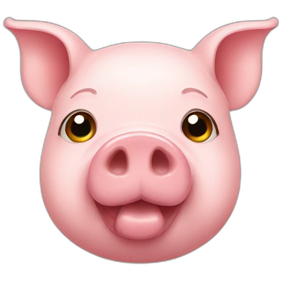pig with body emoji
