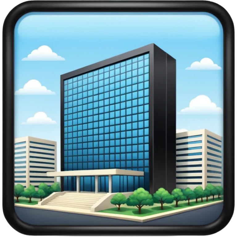 make the beautiful president's office building emoji