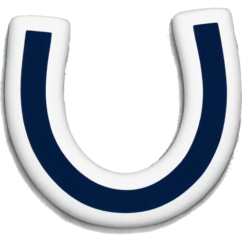 navy horse shoe emoji