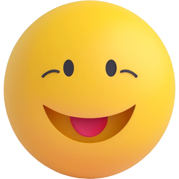 3D smiley emoji, round shape, turquoise color, with text 'szétcsúszva', tired face emoji