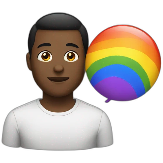 gay black emoji