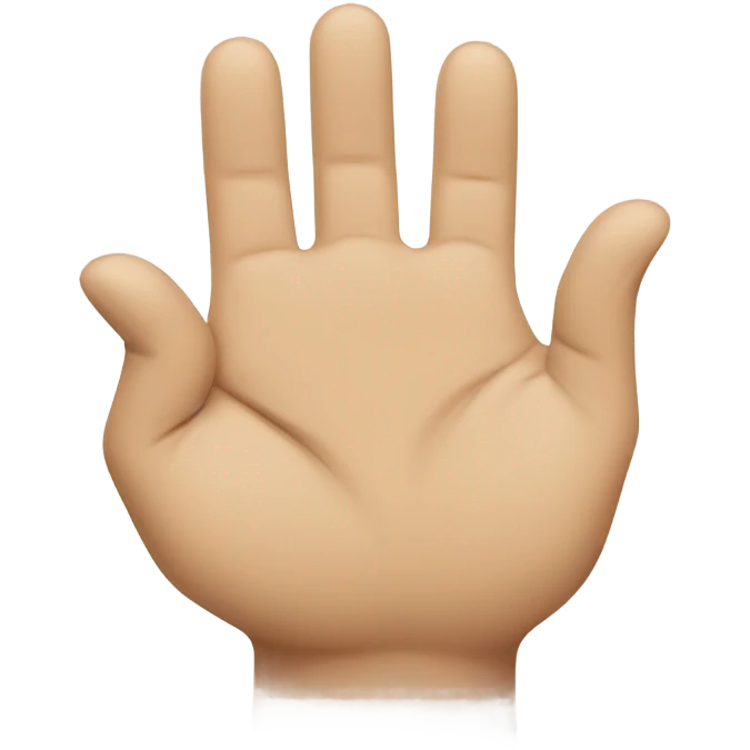 Fingers crossed  emoji