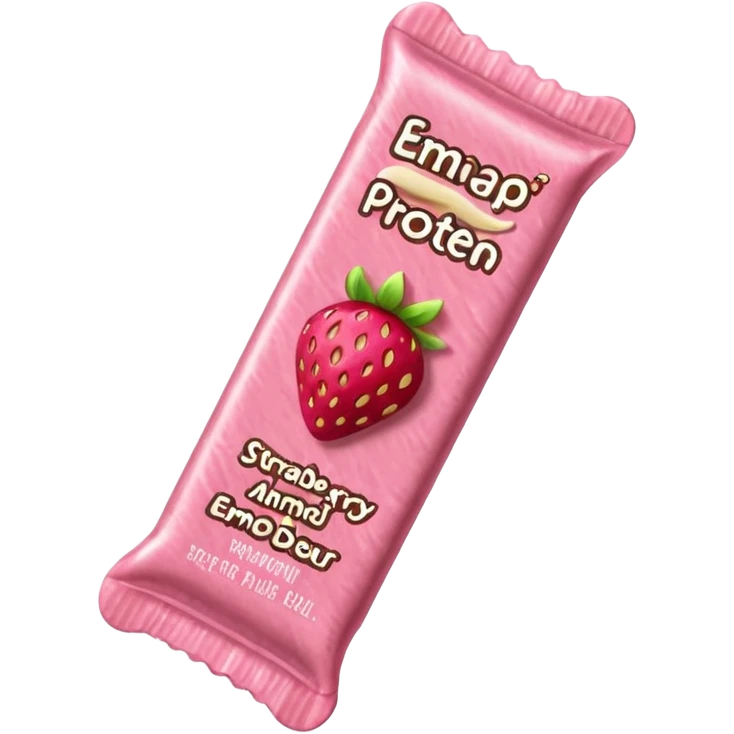 supergut strawberry almond protein bar emoji