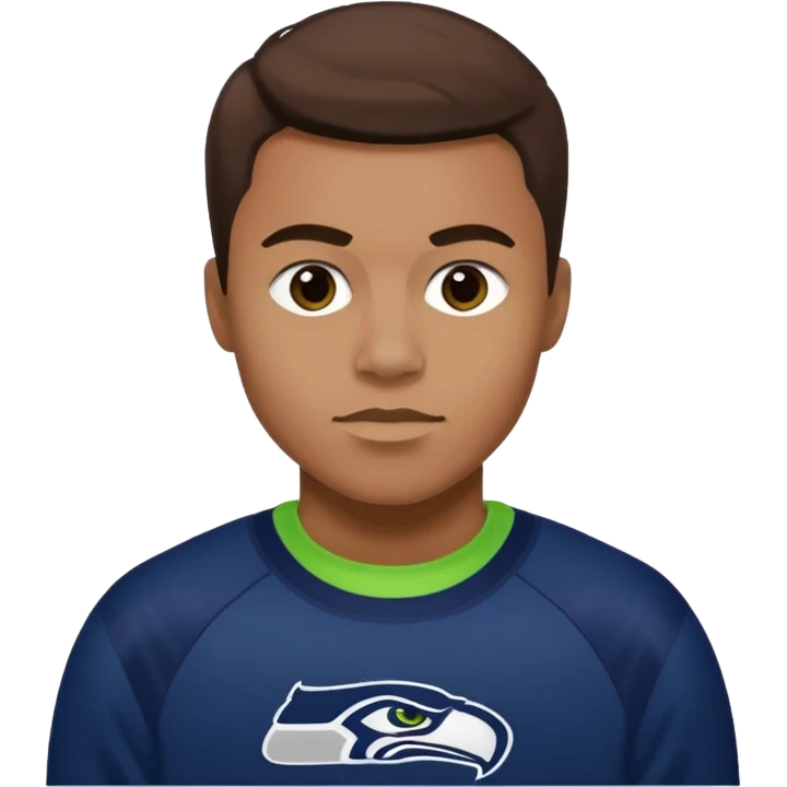 Create an emoji of me with a seahawks sweater emoji