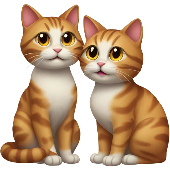 Couple cat emoji