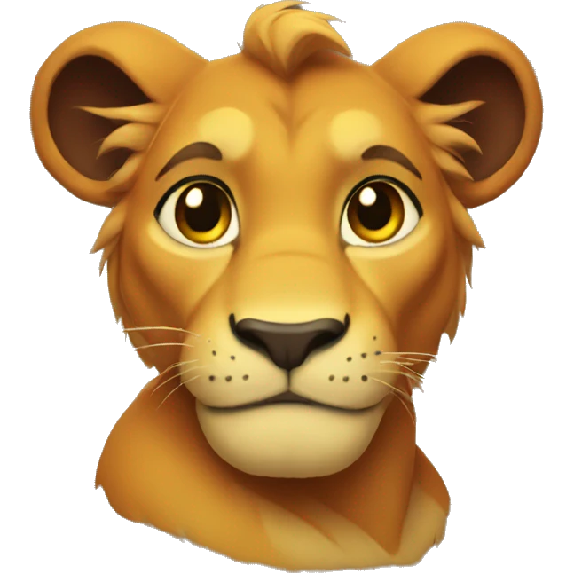 halloween style simba  emoji