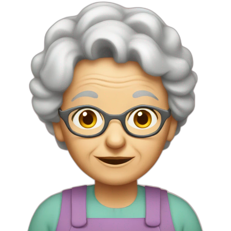 Granny's menu emoji
