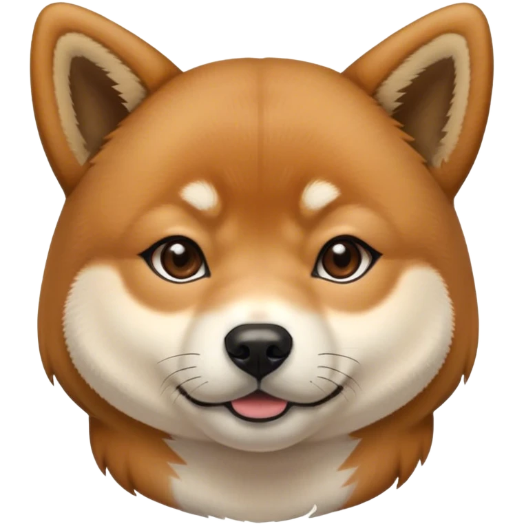 Shiba inu dog girl brown hair long emoji