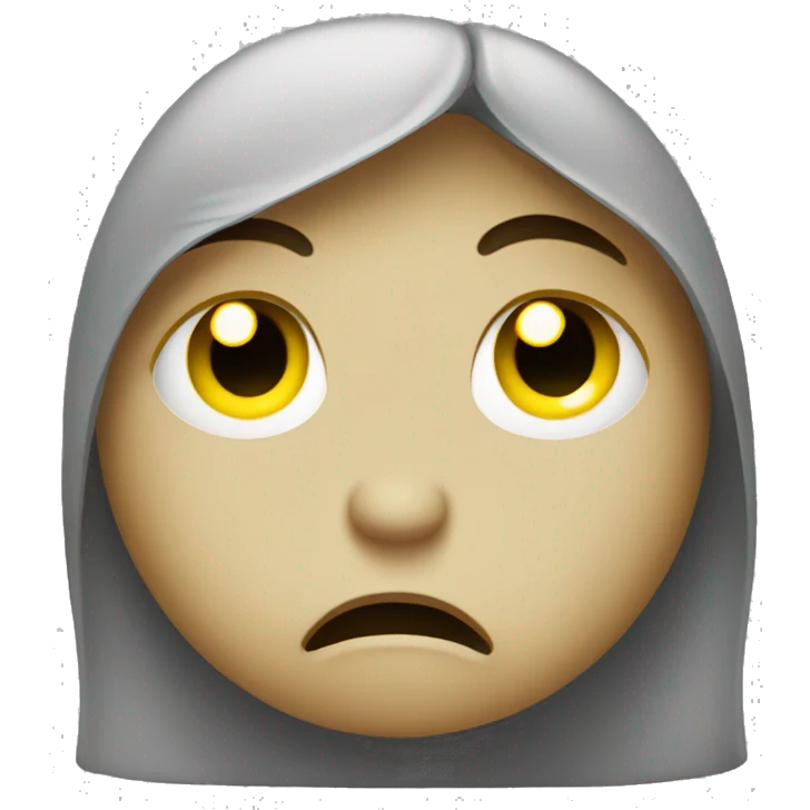 Sad emoji yellow very sadness emoji