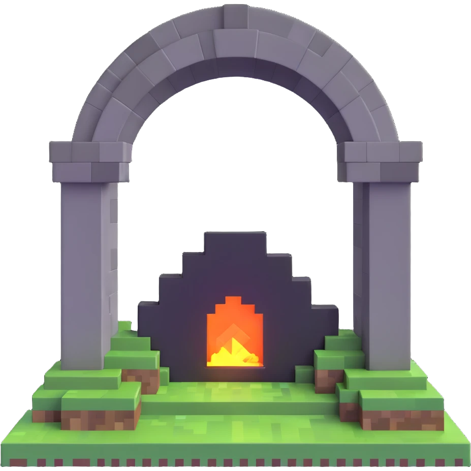 Minecraft End portal emoji