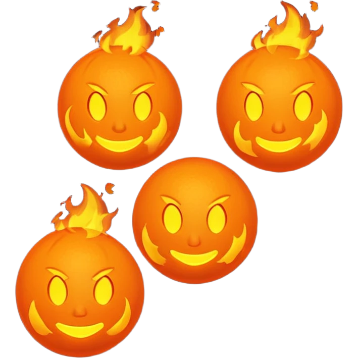 fireballs no face emoji