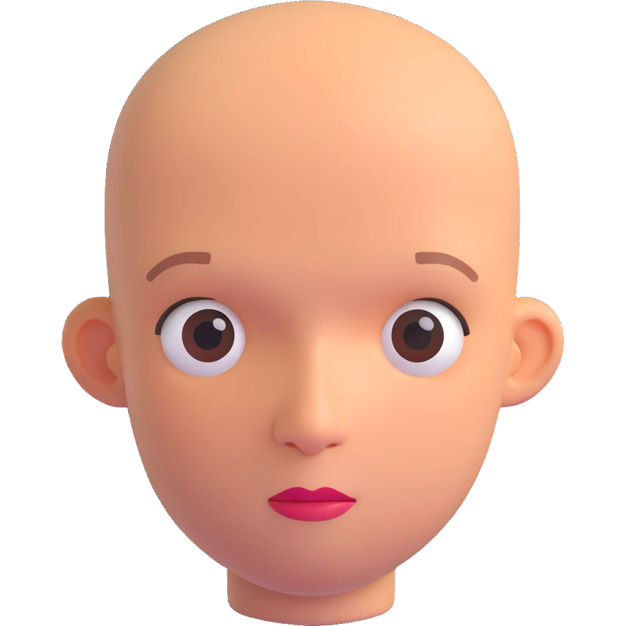 bald head emoji