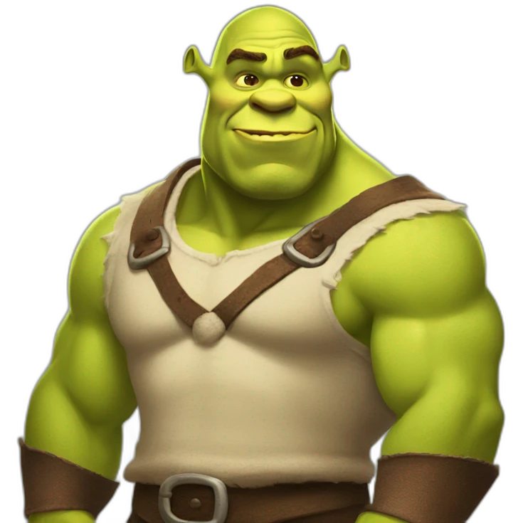 Buff Shrek emoji