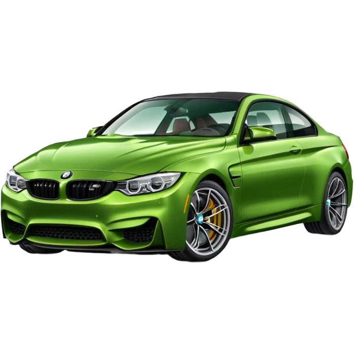Green bmw m4 emoji