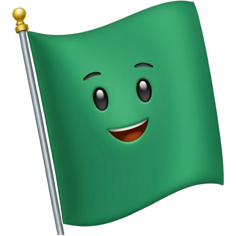Green flag emoji