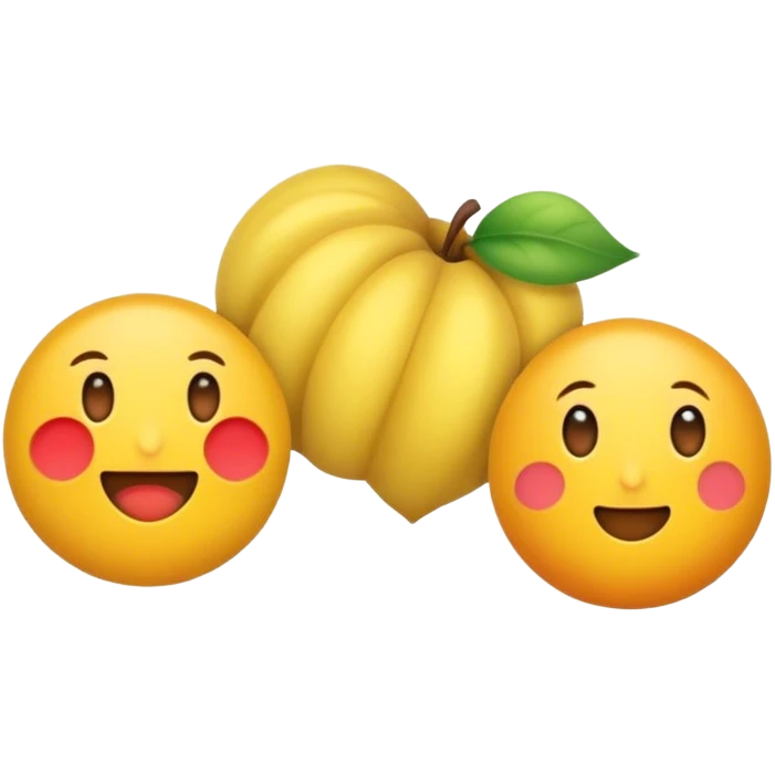 бельгийские вафли с фруктами emoji