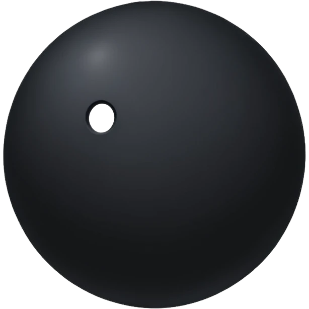 Black fabric Limbless ninja ball sphere emoji