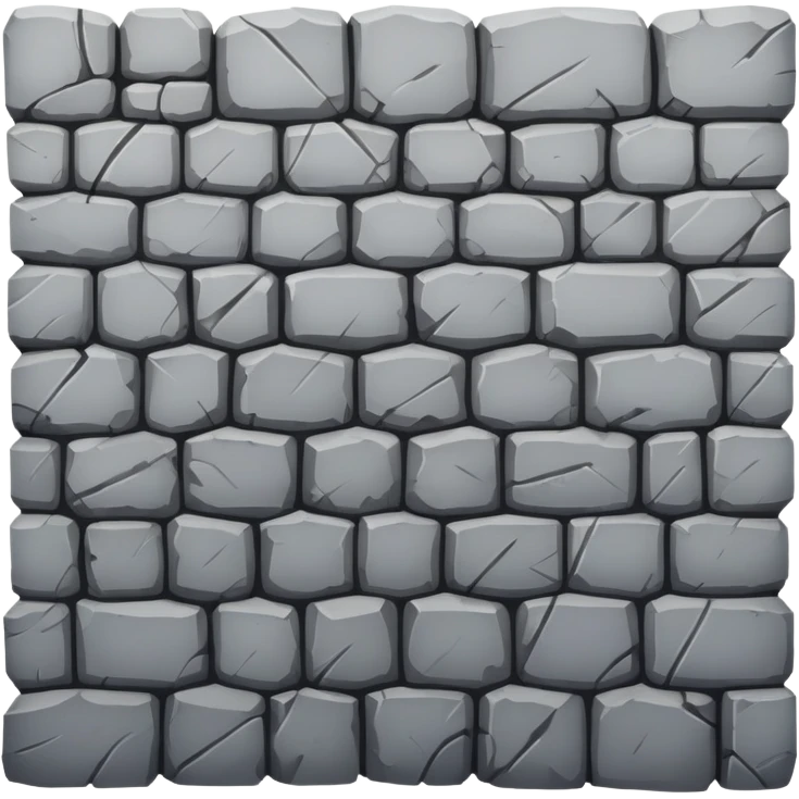 Stone wall emoji