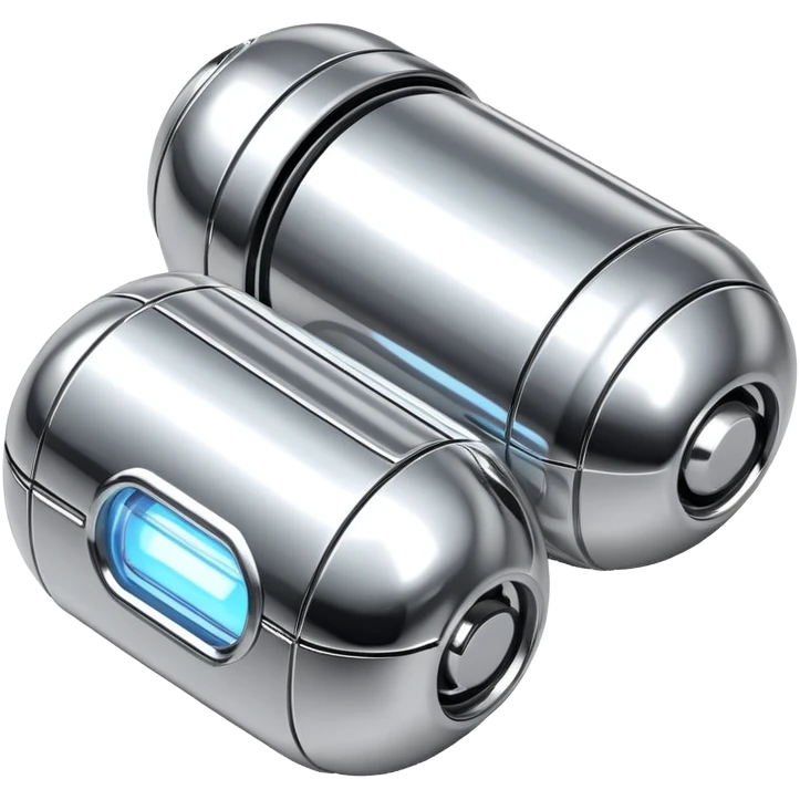 sorayama giger fuel capsule chrome glowing emoji
