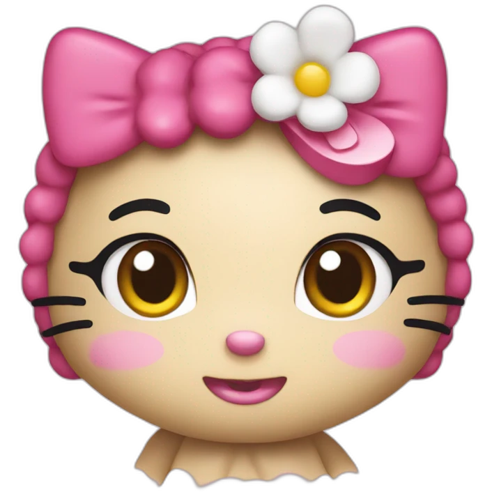 Hello kitty emoji