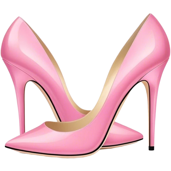 best quality jimmy choo high heels pink emoji