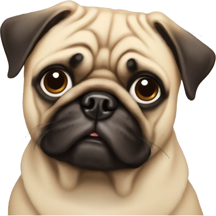 Dog pug emoji
