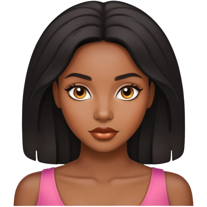 make  a pretty black woman emoji