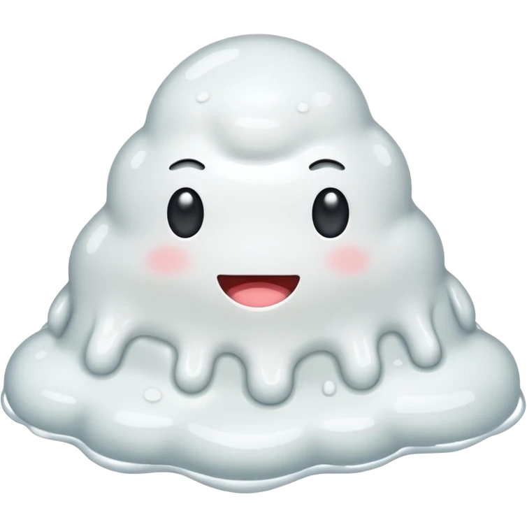 white slime emoji