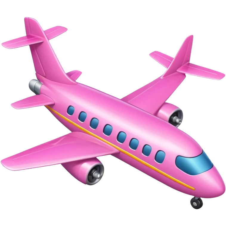 Pink plane emoji