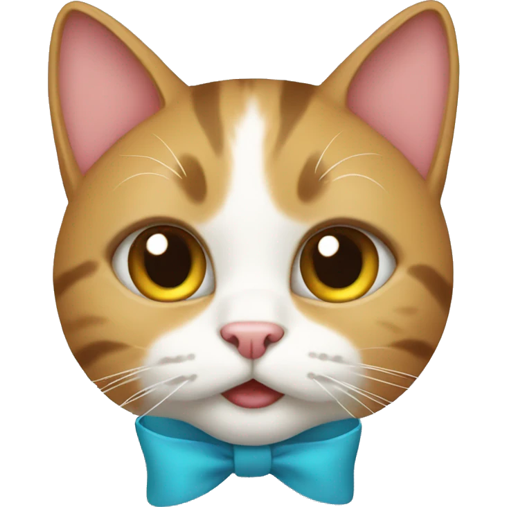 cat with bow emoji