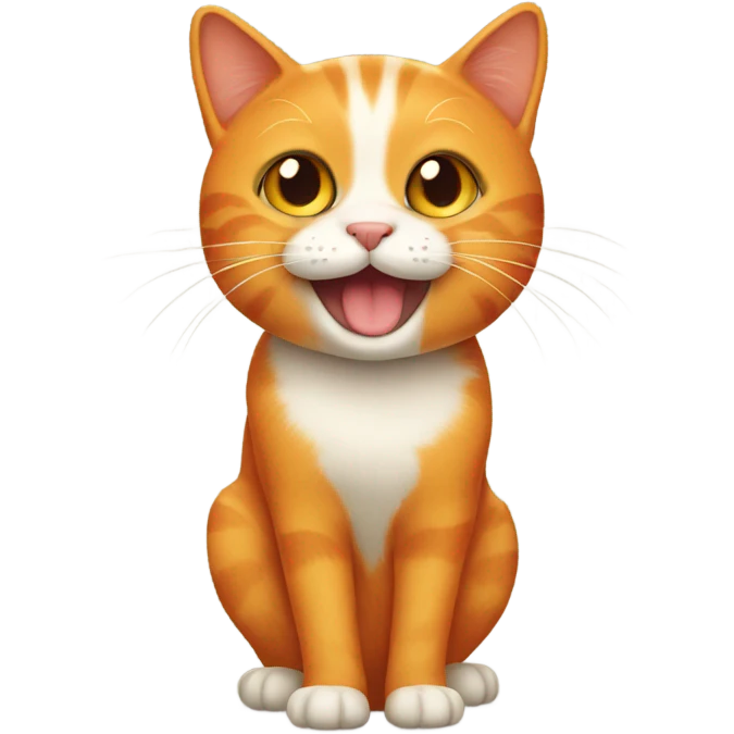 orange cat emoji