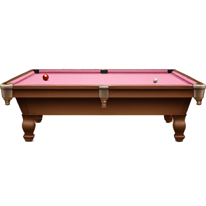 light pink billiard table  emoji