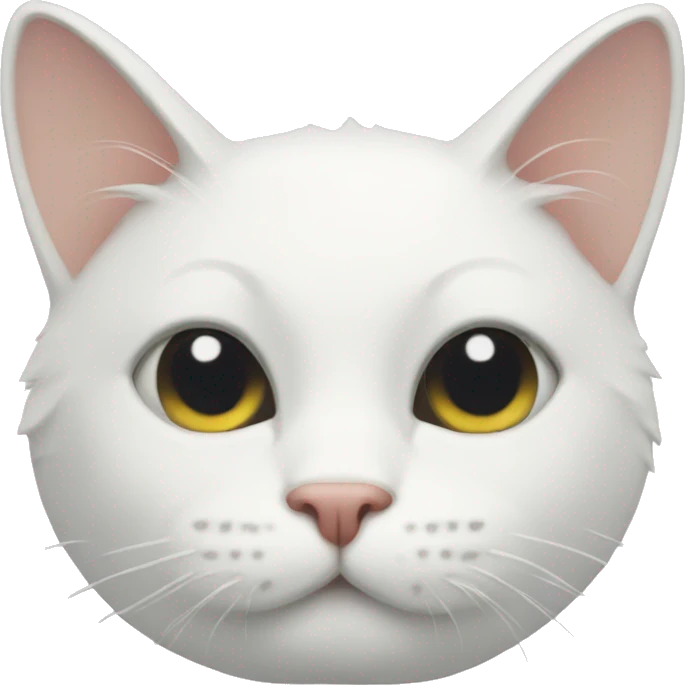 White cat emoji