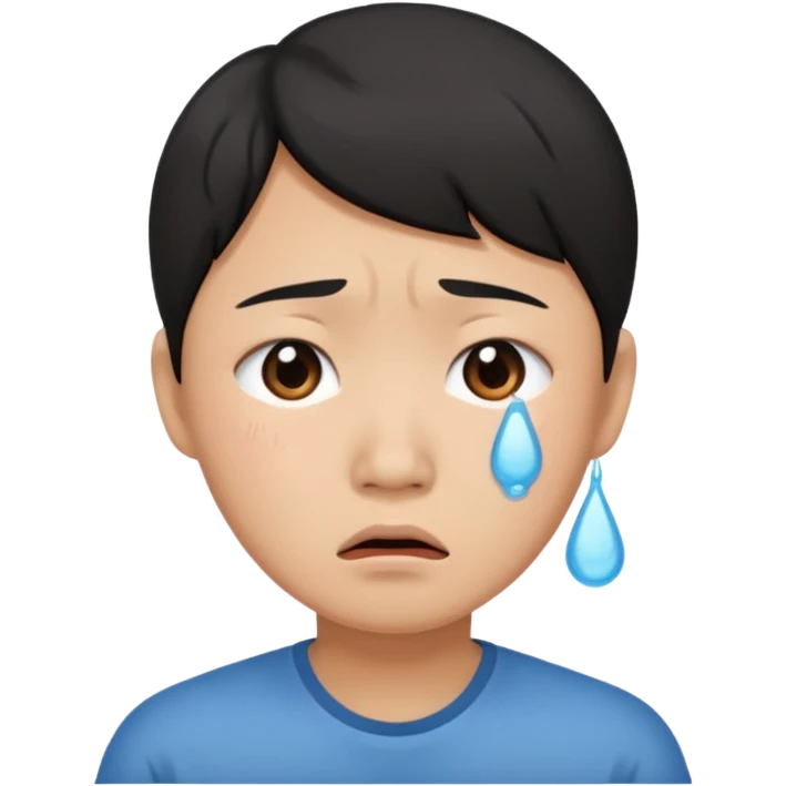 tears through cringe  asian emoji