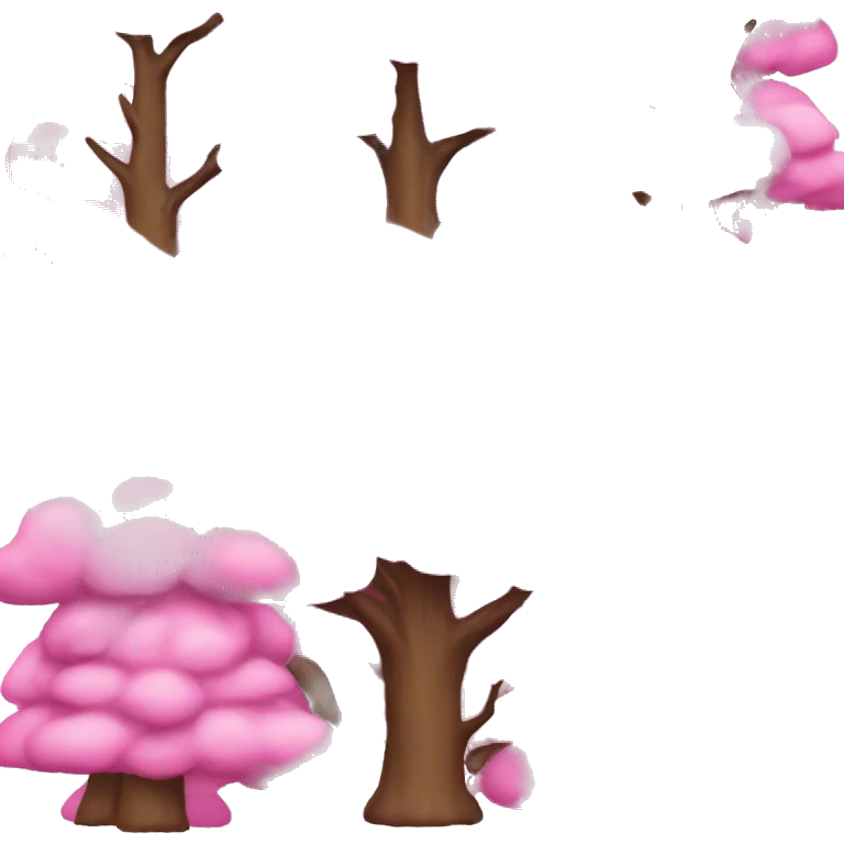 tree emoji A pink Christmas tree  emoji  emoji