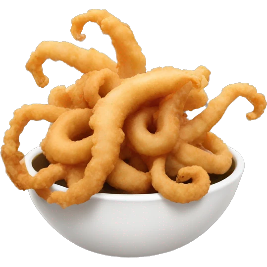 Fried calamari emoji