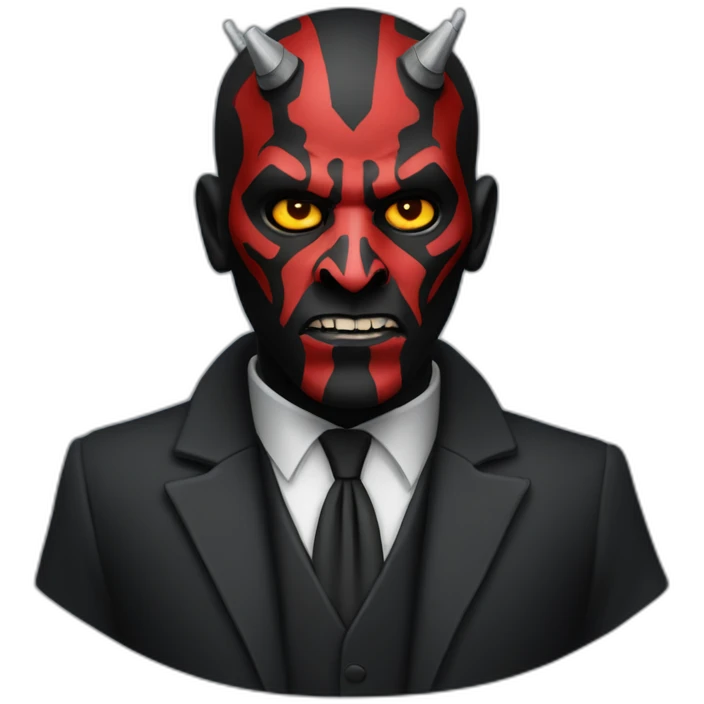 darth maul in a suit emoji