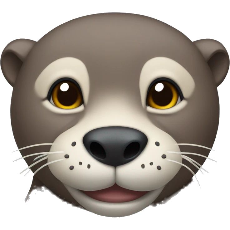 gay otter with a hard jawline and jacked muscles emoji
