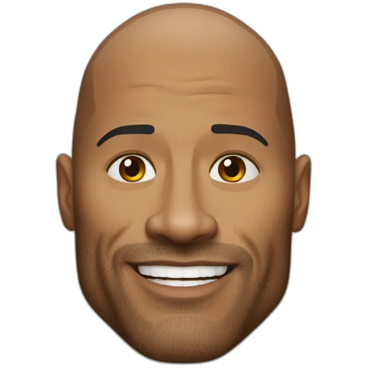 Dwayne Johnson emoji