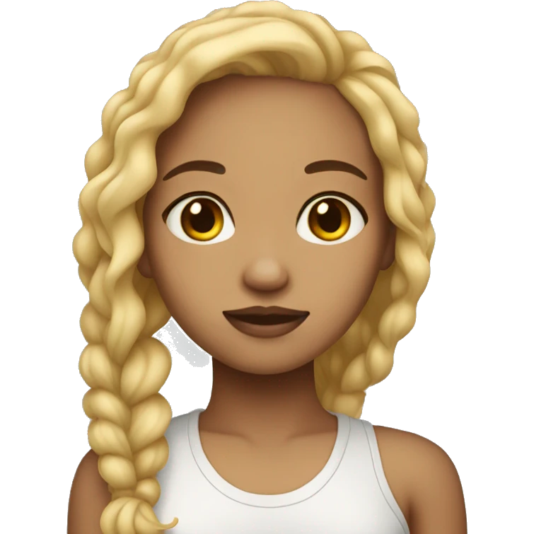 light skin girl emoji