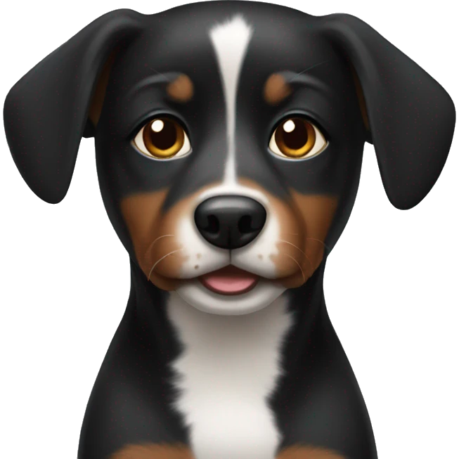 black female dog emoji