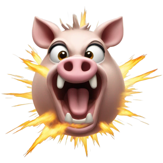 Hog mind blown emoji
