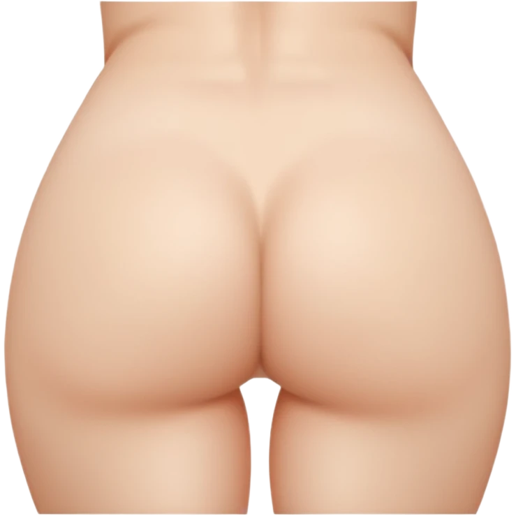 누드 여성 엉덩이 emoji