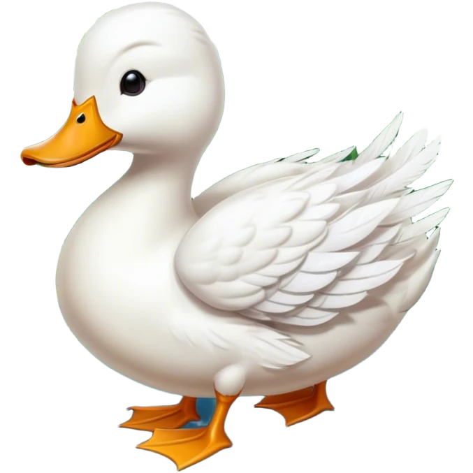 Duck in a pond  emoji