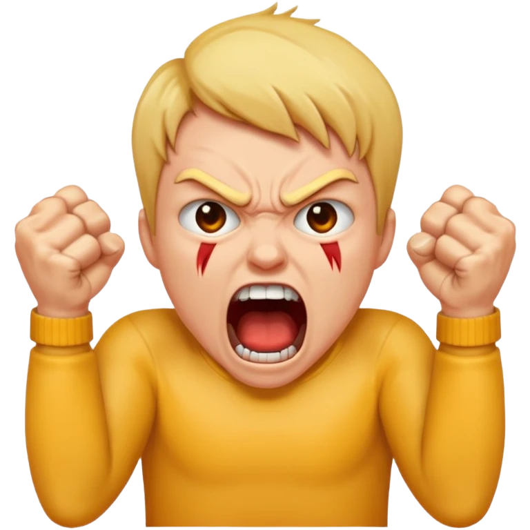 SCREAMING IN RAGE emoji