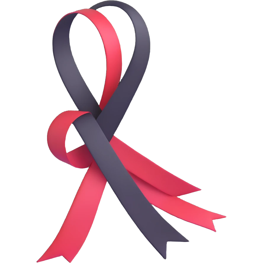 a ribbon, 3D emoji style emoji