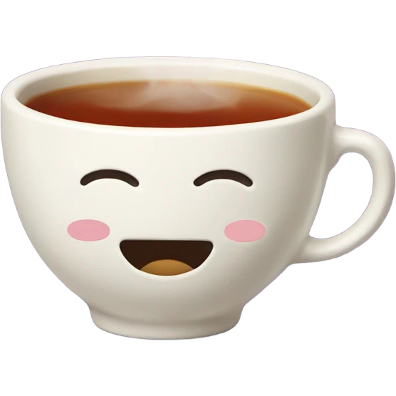 A cup of tea emoji